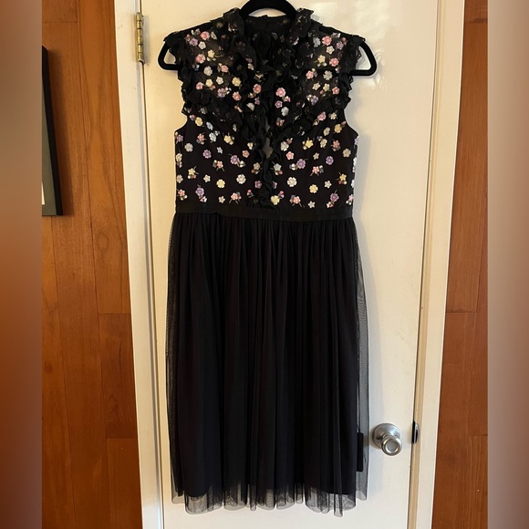 Needle & Thread Black Utopia Sleeveless Dress - Picture 2 of 9